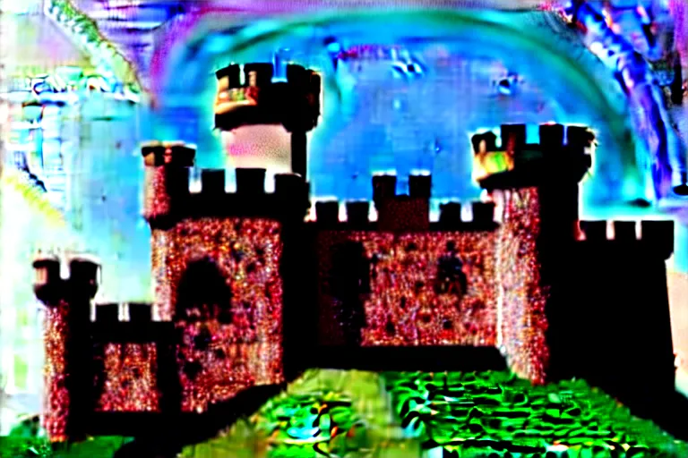 Image similar to a completed castle