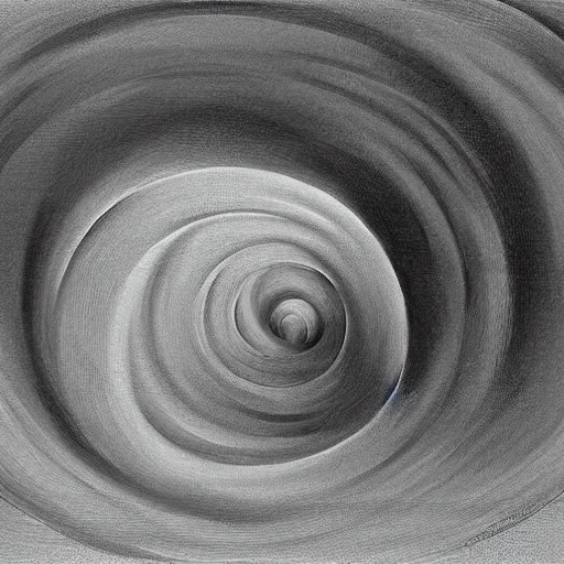 Image similar to a beautiful vortex in the style of Zdzisław Beksiński,