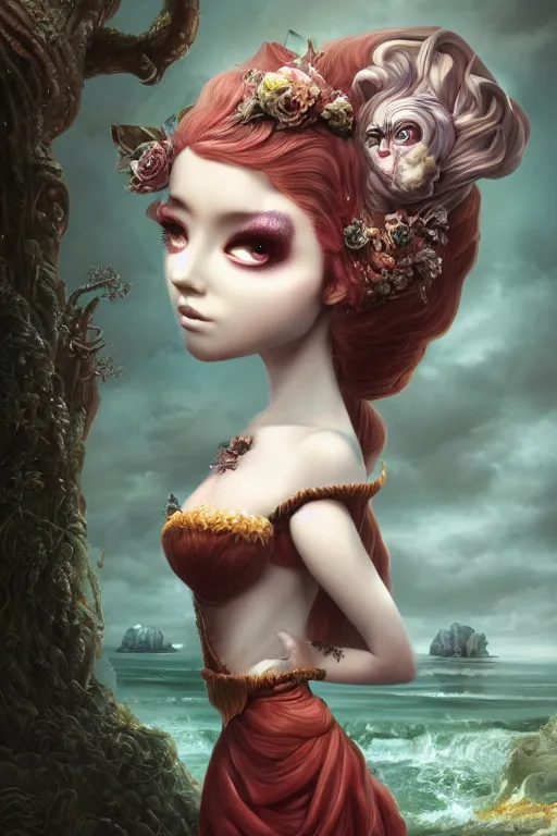 Image similar to a portrait of a character in a scenic environment by Natalie Shau and Naoto Hattori,trending on artstation, artstationHD, artstationHQ, unreal engine, 4k, 8k