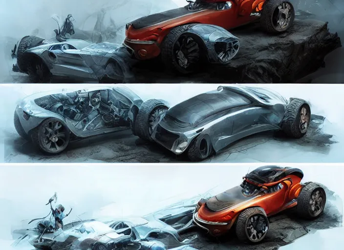 Image similar to a beautiful concept design of an old car converted into offroad sport. car design by cory loftis, fenghua zhong, ryohei hase, ismail inceoglu and ruan jia, henrik fisker and bruce kaiser and scott robertson and dmitry mazurkevich and doruk erdem and jon sibal, volumetric light.