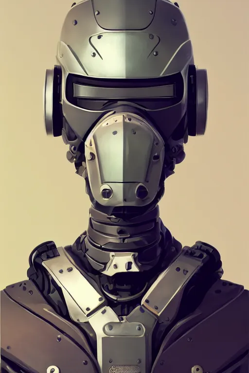 Image similar to robot ninja mask helmet metal gear solid training suit swat commando, aesthetic octane render, 8 k hd resolution, by ilya kuvshinov and cushart krentz and gilleard james, by carl warner and jim woodring, trending on artstation : 1. 5, sweet joy harmony color scheme