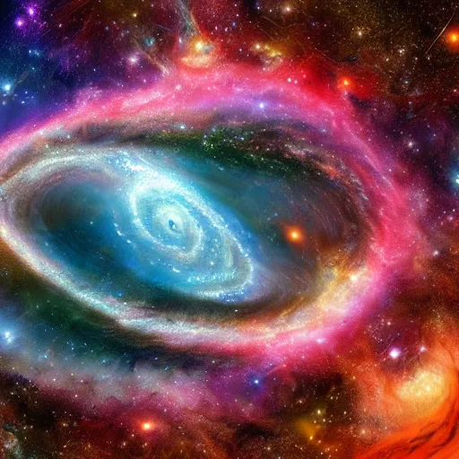 Image similar to creator of universe detailed, stunning, 4k