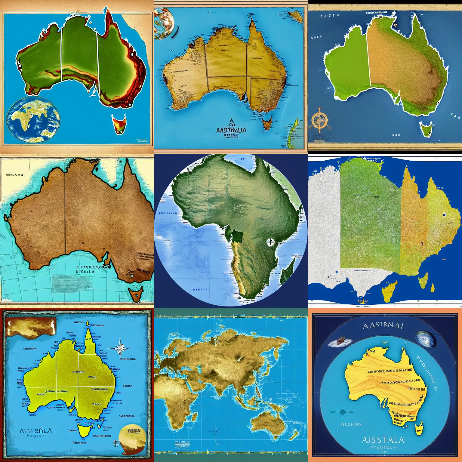 Prompt: a map of the earth if australia didn't exist. professionally designed map, trending on r / mapporn