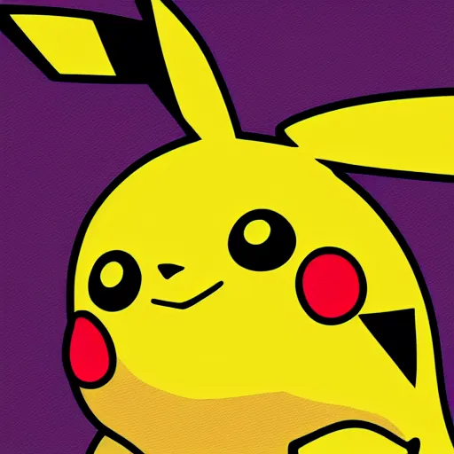 Prompt: pikachu, digital art