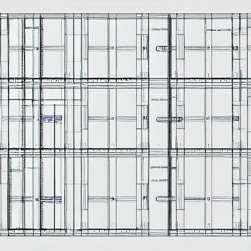 Image similar to technical blueprint drawings showing various degrees and angles