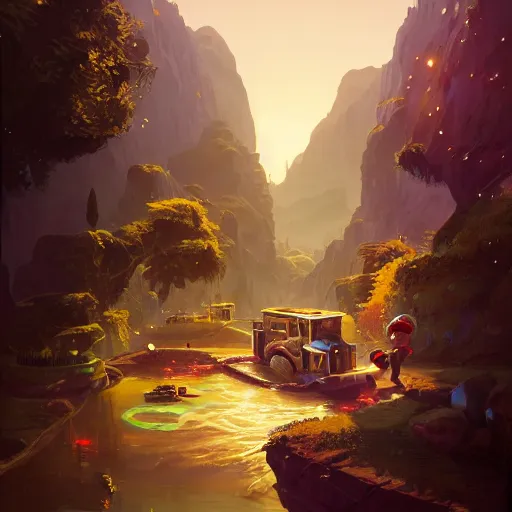 Image similar to highly detailed portrait, mario bros., in gta v, stephen bliss, unreal engine, fantasy art by greg rutkowski, loish, rhads, ferdinand knab, makoto shinkai and lois van baarle, ilya kuvshinov, rossdraws, tom bagshaw, global illumination, radiant light, detailed and intricate environment