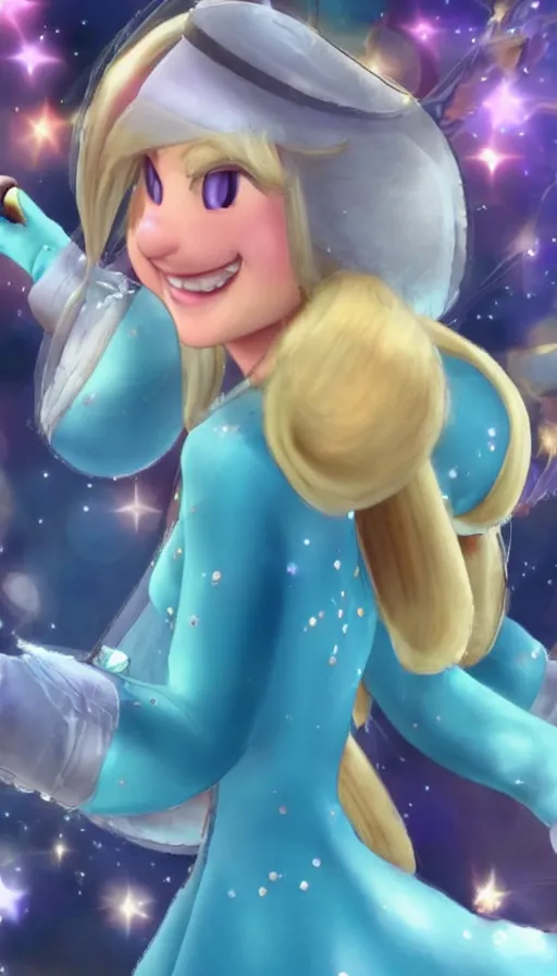 Image similar to Rosalina smiling