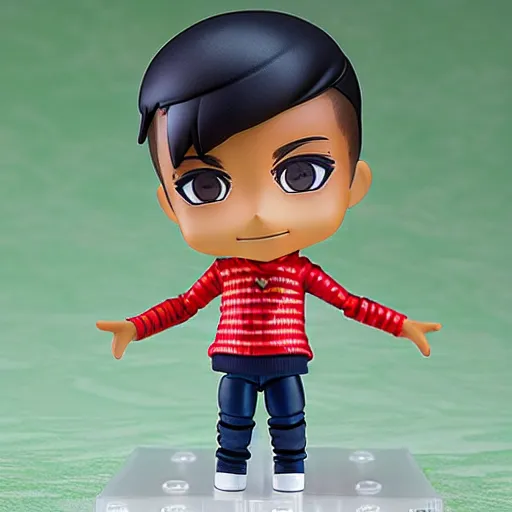 Image similar to wizkid, nendoroid of wizkid, figurine, detailed product photo,