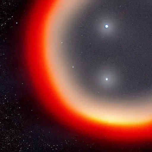 Prompt: supermassive black hole at the centre of the milky way, award winning photography