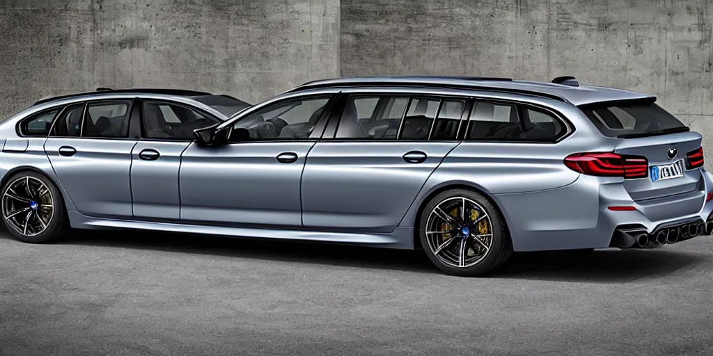 Image similar to “2019 BMW M5 Wagon, Singapore grey, ultra realistic, 4K, high detail”