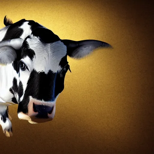 Image similar to a flying cow with wings, photorealistic, 4 k