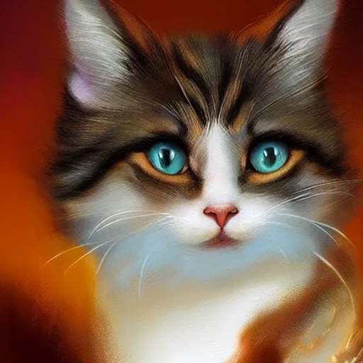 Image similar to cat theme logo, cat theme banner, cat design, a smiling cat, art photography style, trending on artstation, warm light, lovely and cute, fantasy art, 8 k resolution, cynical realism, computer art