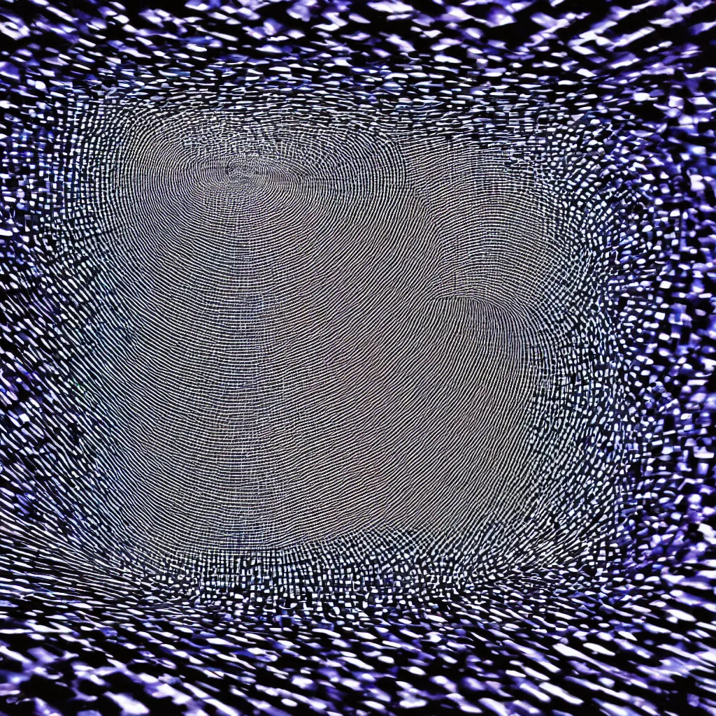 Image similar to a photo of an infinity mirror, digital art.