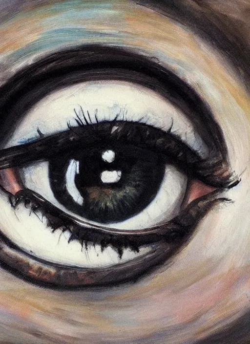 Image similar to portrait of a stunningly beautiful eye, art multuplied by art