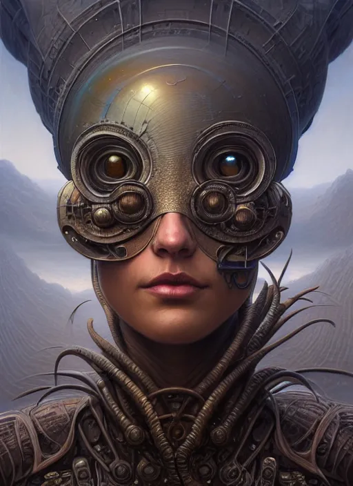 Image similar to closeup portrait shot of a cyclops in a scenic dystopian environment, intricate, elegant, highly detailed, centered, digital painting, artstation, concept art, smooth, sharp focus, illustration, artgerm, tomasz alen kopera, peter mohrbacher, donato giancola, joseph christian leyendecker, wlop, boris vallejo