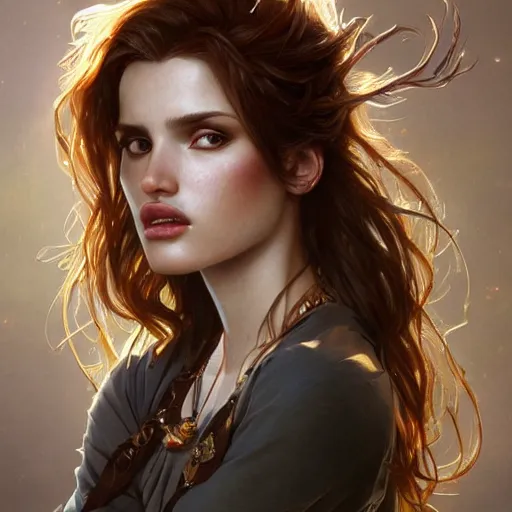 Image similar to ultra realistic illustration, bella thorne angry, intricate, elegant, highly detailed, digital painting, artstation, concept art, smooth, sharp focus, illustration, art by artgerm and greg rutkowski and alphonse mucha