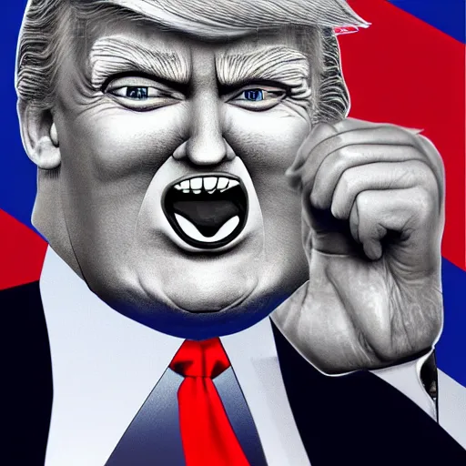 Image similar to donald trump caricature