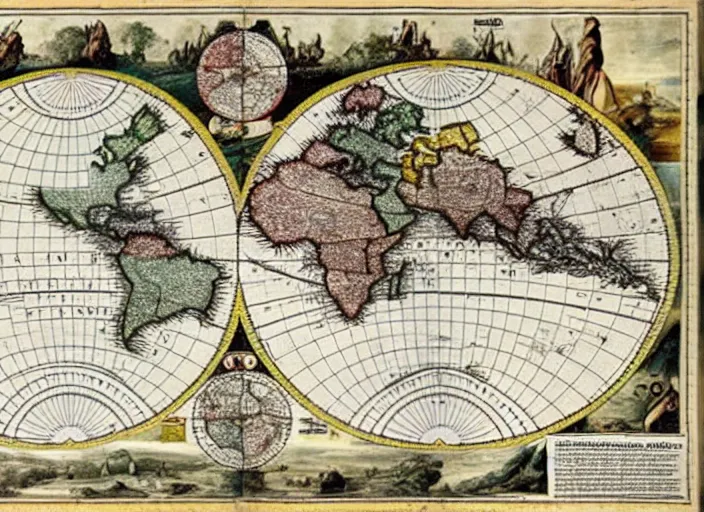 Image similar to a political map of the superstates that rule earth in the year 3 0 0 0, by gerardus mercator, beautiful composition, amazing details, map cartography