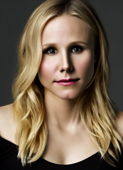 Prompt: portrait of kristen bell, highly detailed, hd, beautiful, subsurface scattering