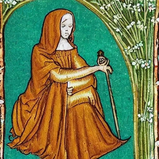 Image similar to medieval marigold lady