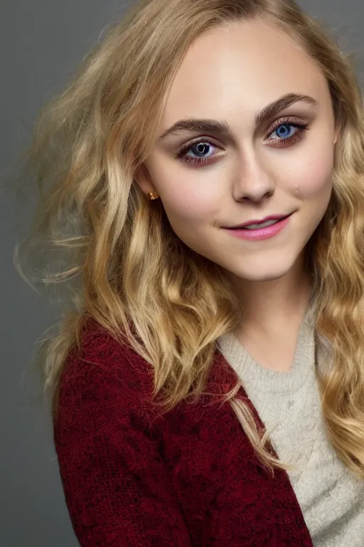 Image similar to annasophia robb portrait vitrail