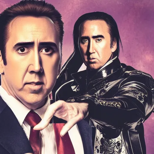 Image similar to nicholas cage in genshin impact