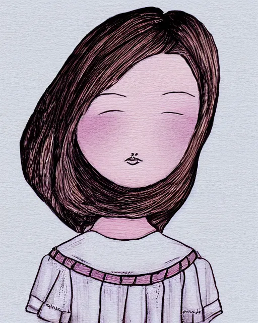 Image similar to cotton girl illustration