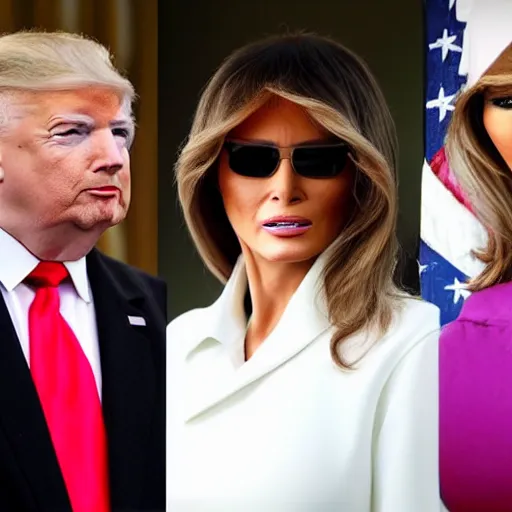 Melania Trump as an inflatable doll photorealistic Stable Diffusion