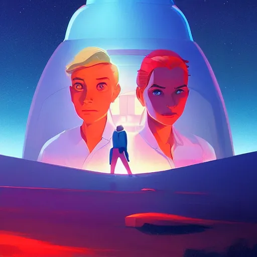 Image similar to face icon stylized minimalist close encounters of the third kind, loftis, cory behance hd by jesper ejsing, by rhads, makoto shinkai and lois van baarle, ilya kuvshinov, rossdraws global illumination