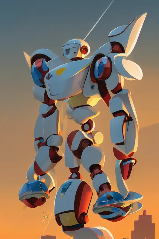 Image similar to metabots medabots medarotto medarot robot minimalist comics, behance hd by jesper ejsing, by rhads, makoto shinkai and lois van baarle, ilya kuvshinov, rossdraws global illumination ray tracing hdr radiating a glowing aura