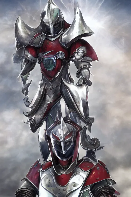 Image similar to helmet armor guardian destiny in witch queen illumination ray tracing hdr fanart arstation by sung choi robot ninja mask and eric pfeiffer and gabriel garza and casper konefal