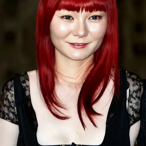 Image similar to pics of japanese kirsten dunst, redhair kirsten dunst, lebanon kirsten dunst, african kirsten dunst