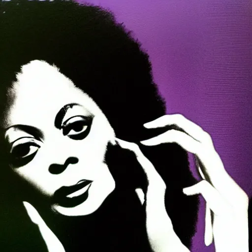 Image similar to individual diana ross silk screen francis bacon