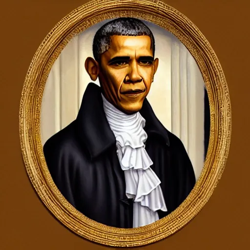 Image similar to baroque obama