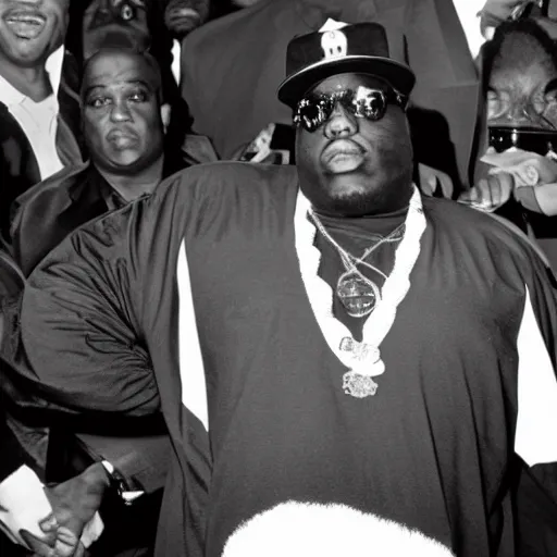 Image similar to Biggie Smalls as President of the United States