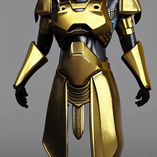 Image similar to egyptian armor set for master chief, halo infinite, character design, octane render, cinema 4 d, award winning, beautiful aesthetic design, unreal engine 5, ultra detailed