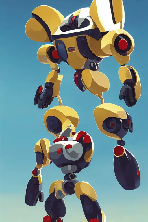 Image similar to metabots medabots medarotto medarot robot minimalist comics, behance hd by jesper ejsing, by rhads, makoto shinkai and lois van baarle, ilya kuvshinov, rossdraws global illumination ray tracing hdr radiating a glowing aura