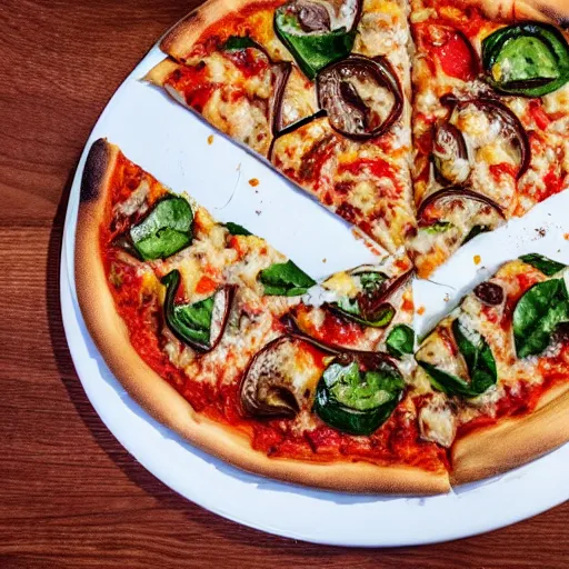 Image similar to mouthwatering New York pizza, food photography