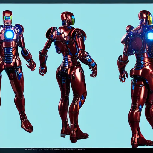 Image similar to steampunk Iron Man , full body details, smooth, sharp focus, illustration, realistic, cinematic, artstation, award winning, rgb, ethereal blue lighting, 8K, H 1088