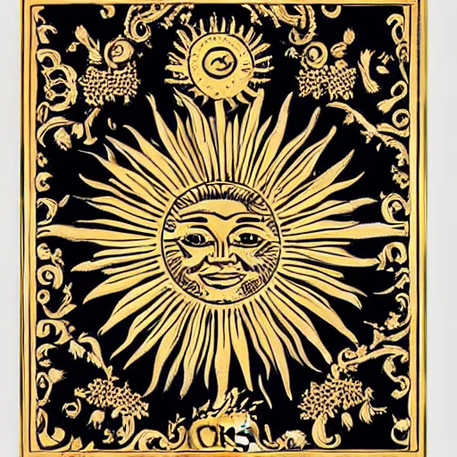 Image similar to sun in style of signi stuart