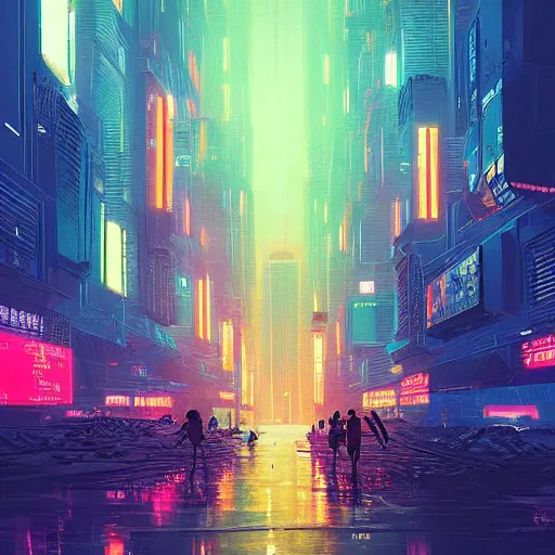 Image similar to A professional digital painting of a far-future cyberpunk city, shanghai, by Alena Aenami and blade runner and akira, trending on Artstation,