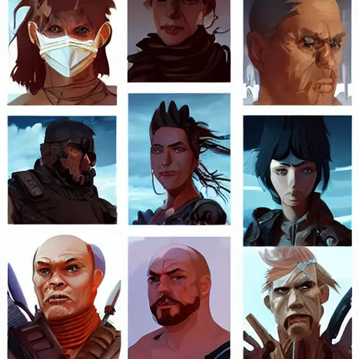 Image similar to face icon stylized minimalist mad max beyond thunderdome, loftis, cory behance hd by jesper ejsing, by rhads, makoto shinkai and lois van baarle, ilya kuvshinov, rossdraws global illumination