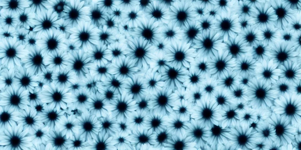 Image similar to minimalistic wallpaper of light blue flowers, minimalistic style