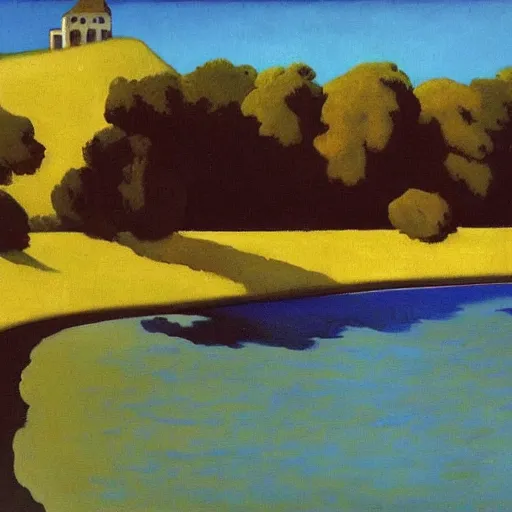 Prompt: a painting in the style of felix vallotton.