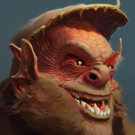 Prompt: a detailed portrait of a goblin primancer, by greg rutkowski and jesper ejsing, digital art, realistic painting, dnd, character design, trending on artstation