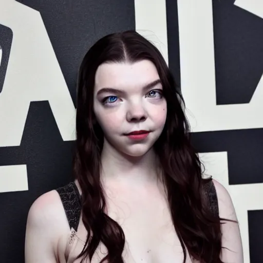 Image similar to anya taylor - joy as twitch streamer