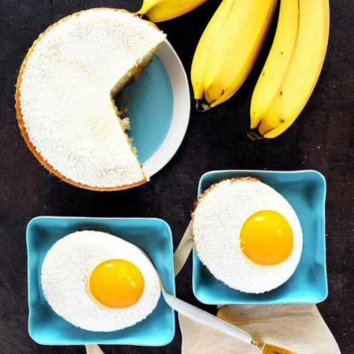 Image similar to 1 egg banana cake