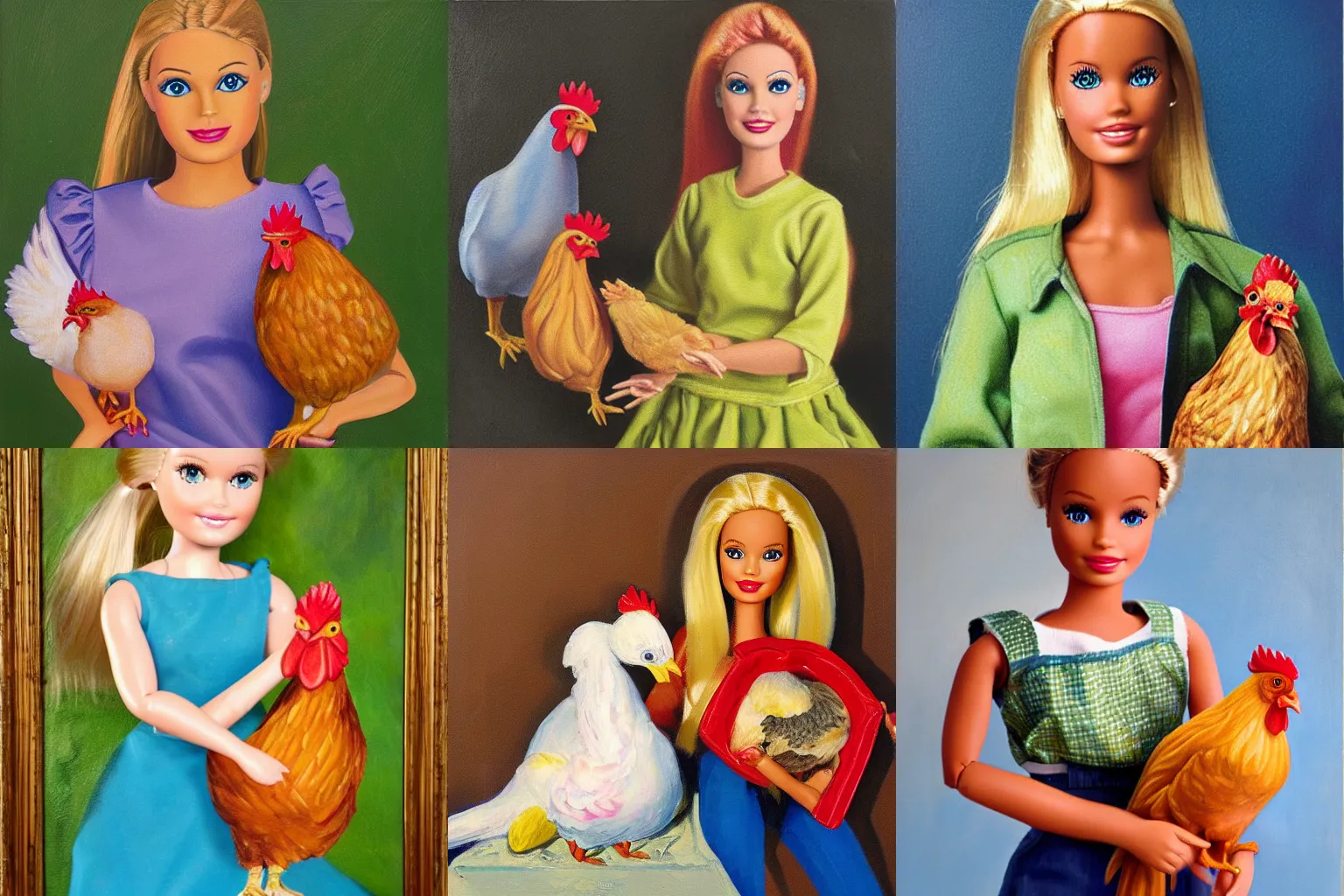 Barbie doll sales chicken