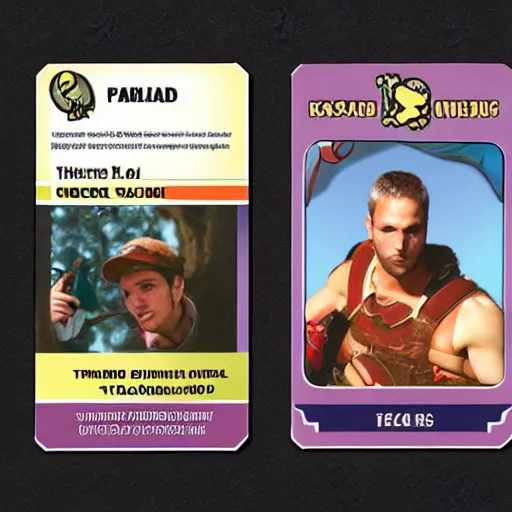 Image similar to Trading Card Template