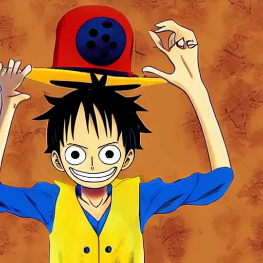 Image similar to luffy by pixar